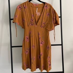 Free People Floral Mini Dress